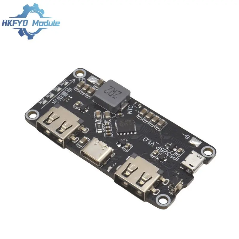 IP5328P Dual USB 18650 Battery Charger Treasure Tpye-c 3.7V Step Up Fast Quick Power Bank Board QC2.0 QC3.0 Charger Module