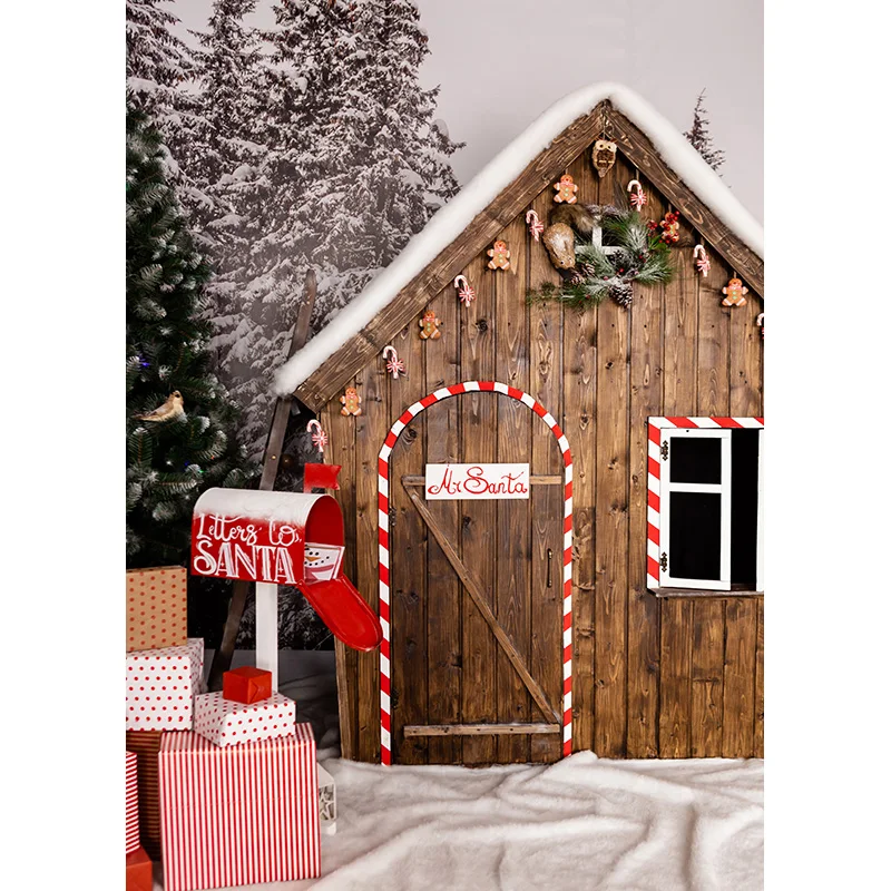 NITREE Christmas Indoor Theme Photography Background Christmas tree Children Backdrops For Photo Studio Props JPE-03