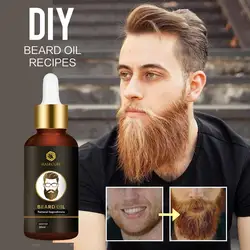 Beard Growth Oil Thickener Beard Essential Oil for Men Beard Growth Enhancer Anti Hair Loss Products for Moustache Grow Beard