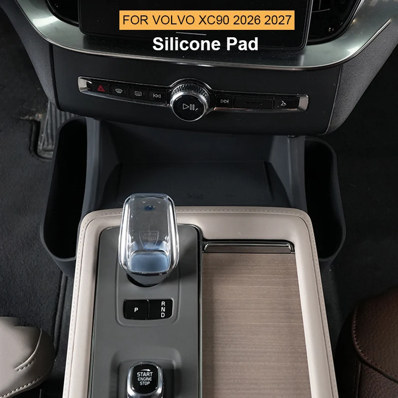 Car Central Control Gear Storage Box Storage Bag For Volvo XC90 2026 2027 Interior Decoration  Accessories