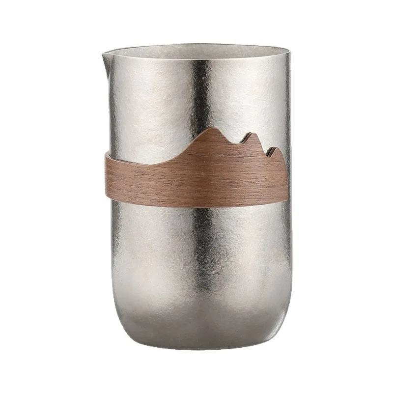 Portable Pure Titanium Tea Cup Set Tea Brewing Utensils Light‑Weight Teaware Kit With Gift Box For Travel Household Use