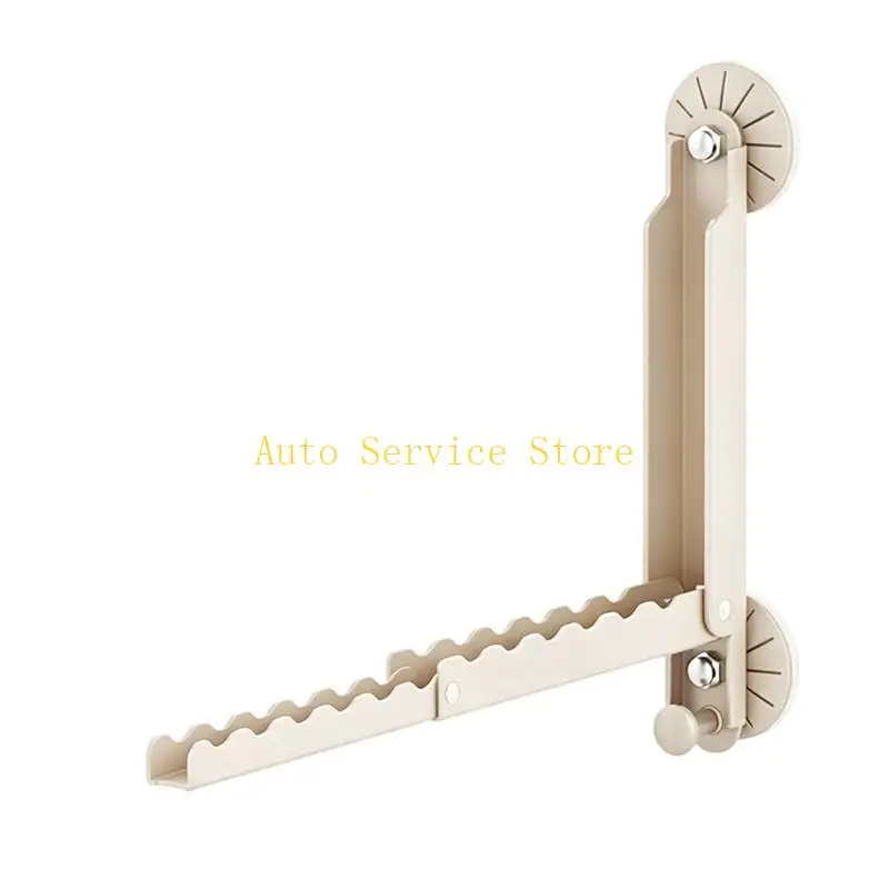 462A Folding Clothes Hanger No Drilling Retractable Clothes Drying Rack For Campers Boat No Drill Installation Needed