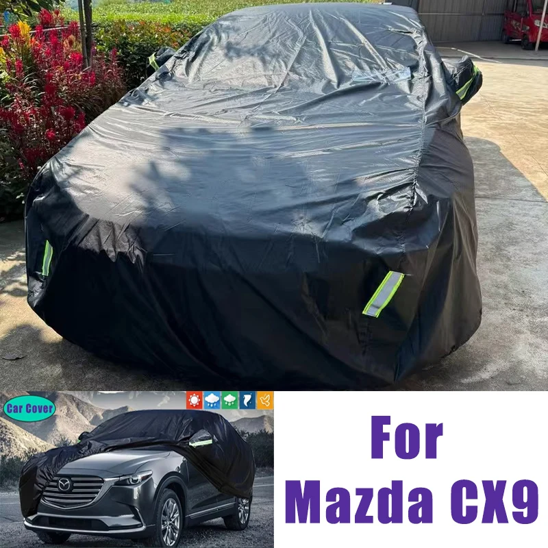 

Автомобильные полностью внешние чехлы, уличные водонепроницаемые пылезащитные чехлы от солнца, дождя, снега, внешние автомобильные аксессуары для Mazda CX9