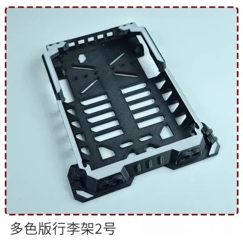 For MJX H12Y 1/12 Scale RC Car Upgrade Parts-Roll Cage & Roof Rack Added Ladder Toolbox Fuel Tank Simulation Decoration Parts