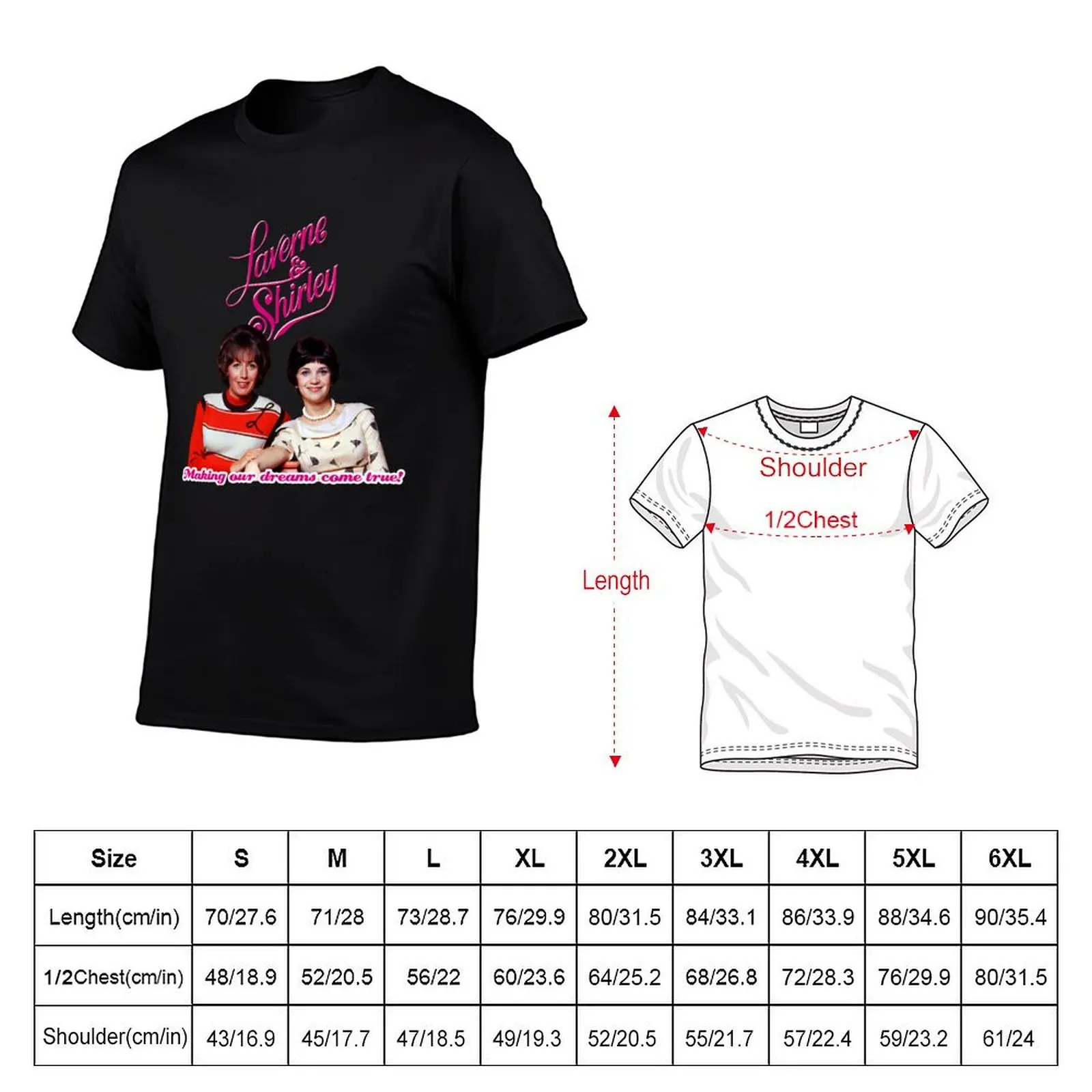 70s Laverne & Shirley Happy Days Spin off dreams tribute T-Shirt Outdoor Working T-Shirt