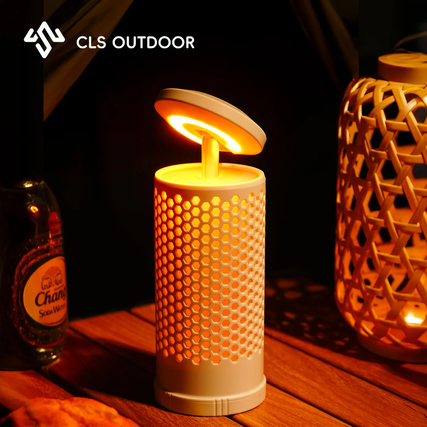 

CLS Outdoor Multifunctional Ambient Light Retractable Camping Light Camp Canopy Tent LED Rechargeable Adventure Hanging Light