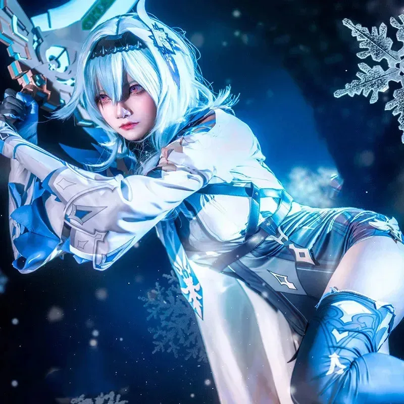 

asdh8@Bear's Den Genshin Impact Eula Cosplay Anime Figure Halloween Costumes for Women Suit Wig Clothing Role Play New 2025COSda