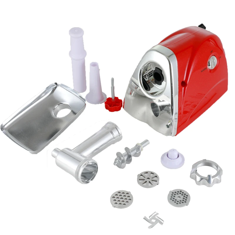 Winholder 3000W Multifunctional Electric Grinder Food Processors Meat Grinder Kitchen Sausage Maker Filler Mincer Stuffer Red