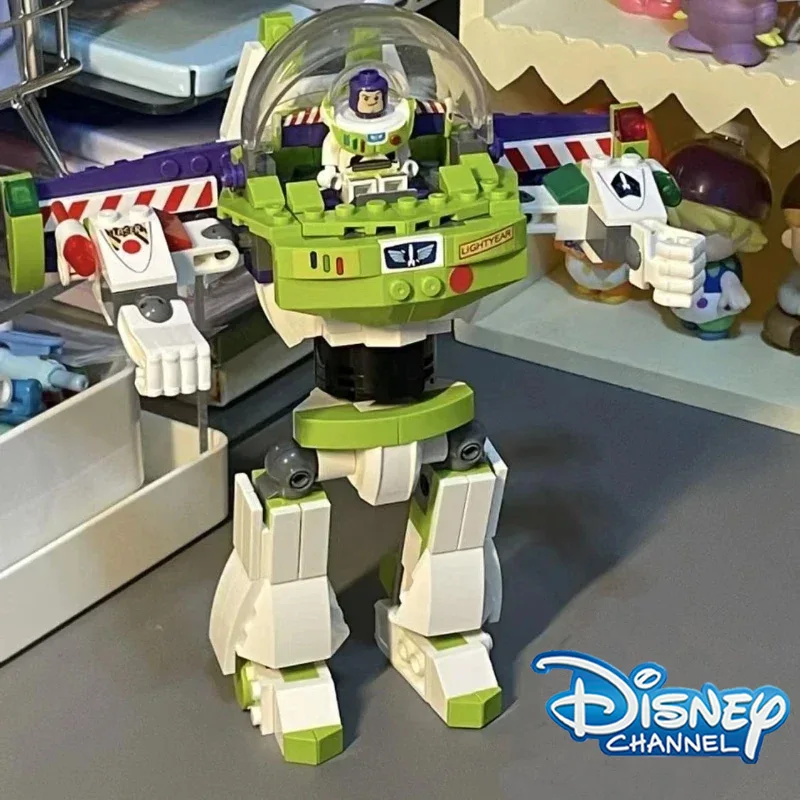 

2024 Disney Pixar Toys Story Buzz Lightyear Moc Mecha Puzzle Assembled Building Block Toys Gifts for Children Boy Assembly Toys