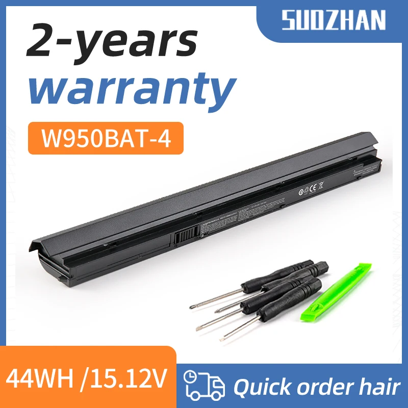 Suozhan-bateria do Portátil 14.8v 32wh 15.12v 44wh W950bat4 Nova Bateria para Toshiba 687-w95ks-42f 697-w95ks 4icr18 65