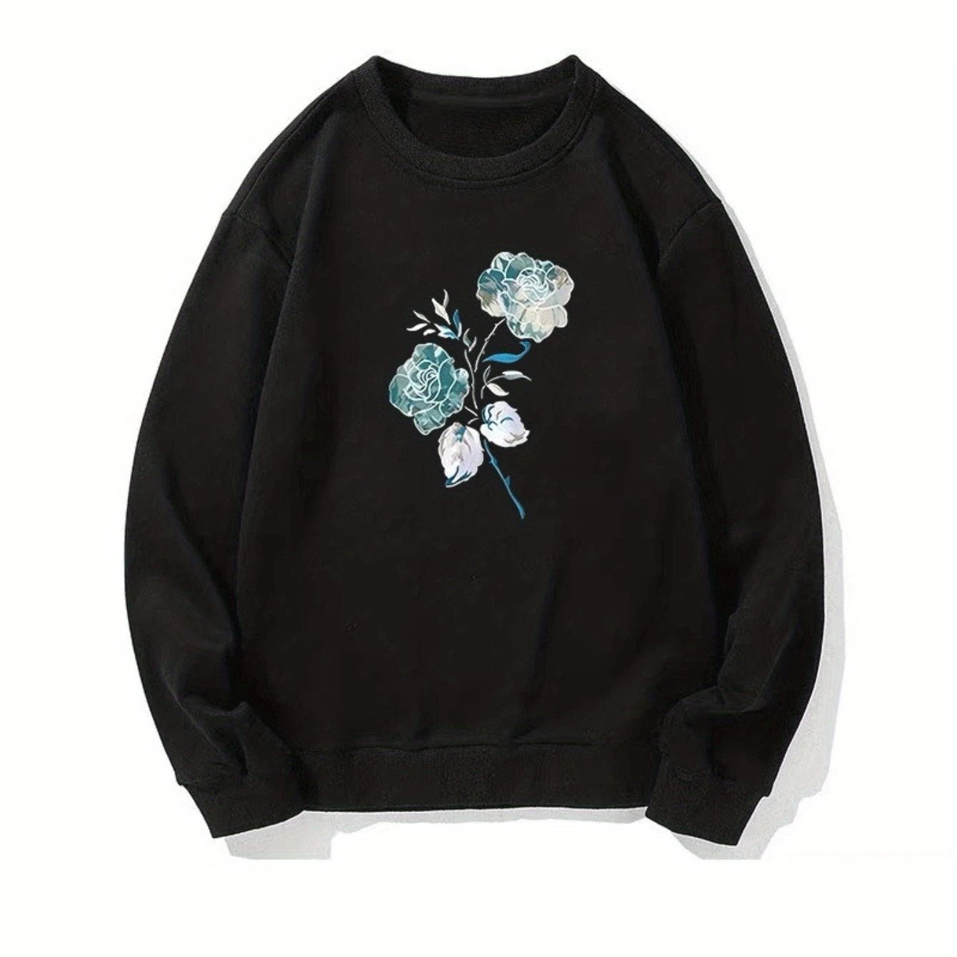 Retro wzór z szopem praczem, nadrukowany na odzieży sportowej z długim rękawem dla mężczyzn i kobiet, jesienno-zimowa, luźna, codzienna, idealna na zewnątrz i do sportów ulicznych.