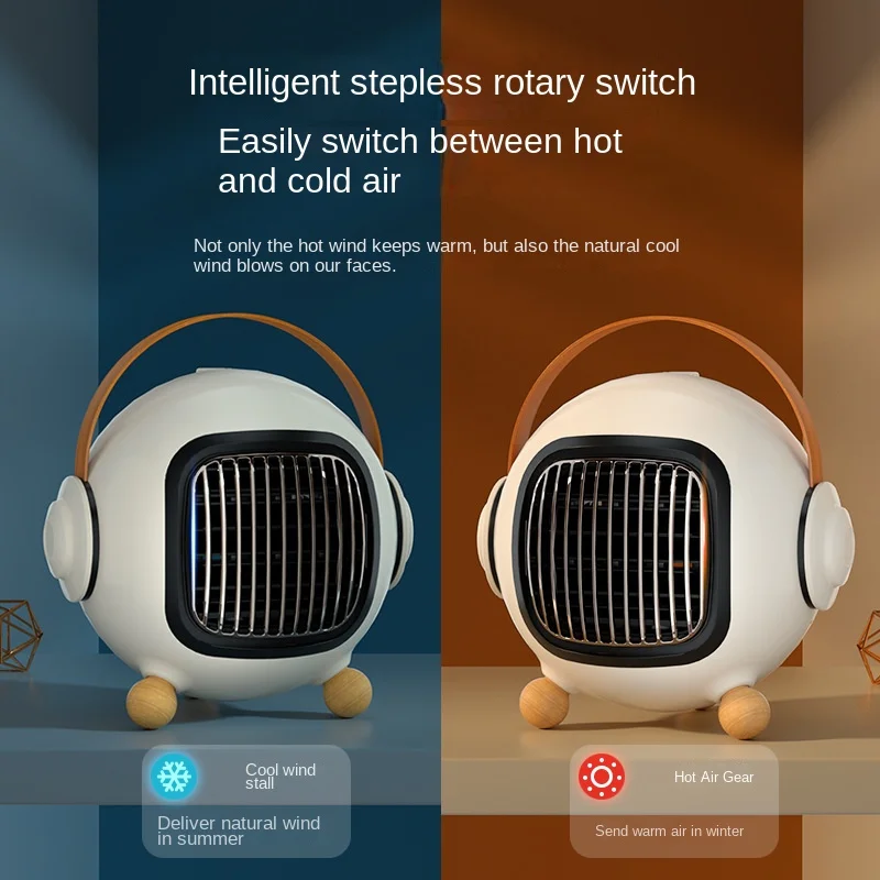 เครื่องทำความร้อนไฟฟ้าเดสก์ท็อปพร้อมองค์ประกอบความร้อนเซรามิก3เกียร์ปรับได้