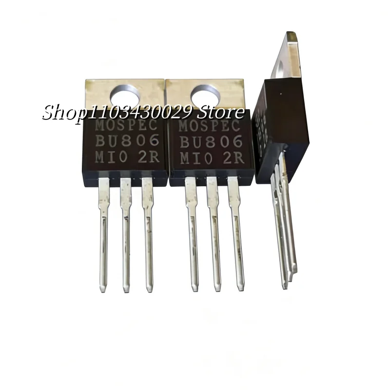 20Pcs New Original BU806 TO-220 8A 200V Fast Switching Darlington