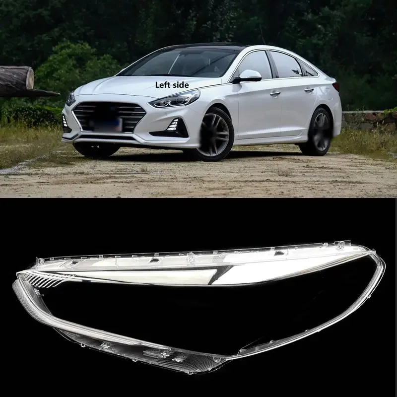 

For Hyundai Sonata 2017-2019 Front Headlamp Cover Headlight Shell Lens Plexiglass Auto Replacement Parts