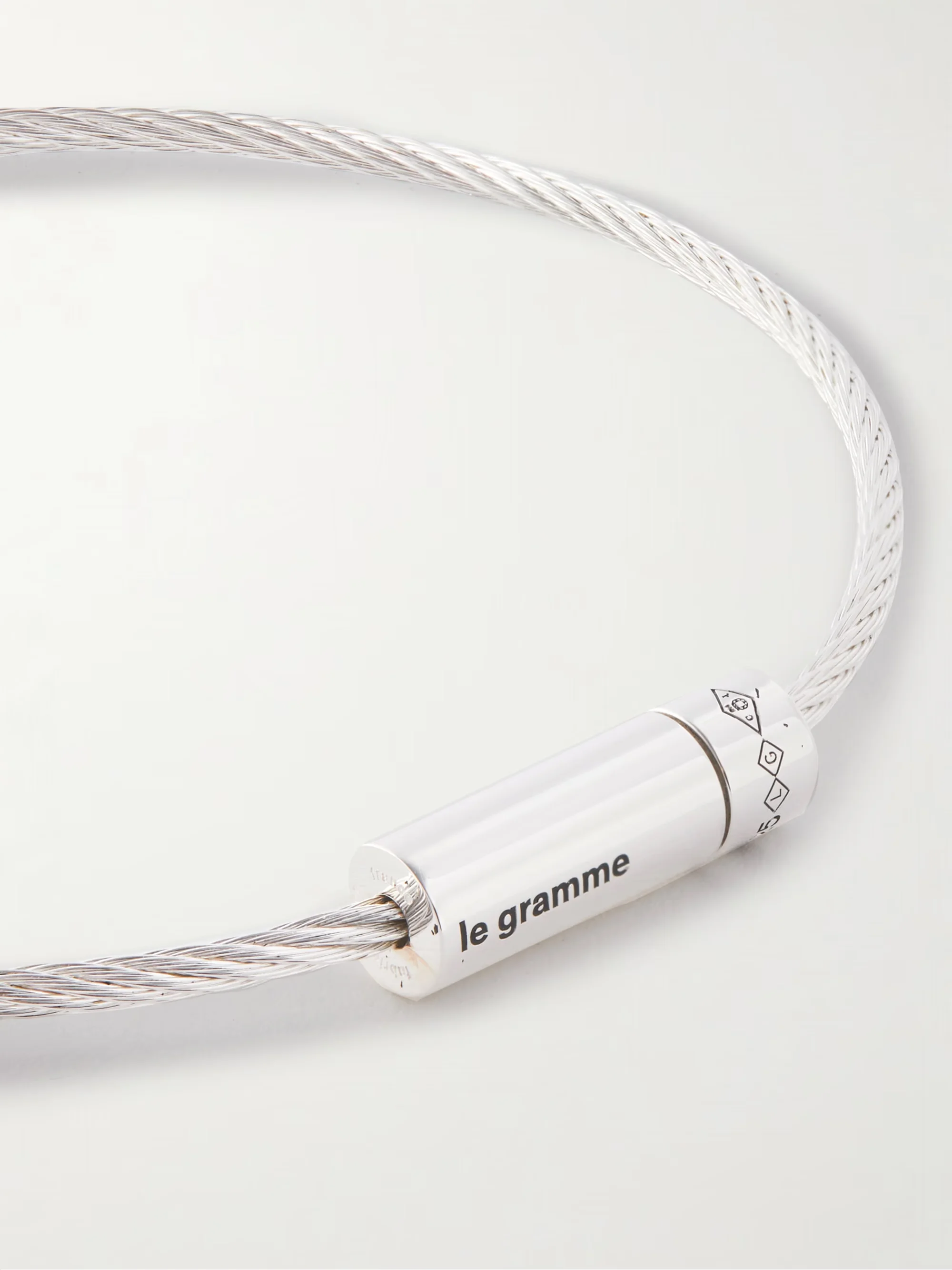 Unisex Silver Cord Bracelet 7g Luxury Gift French Fashion Jewelry Wholesale 925