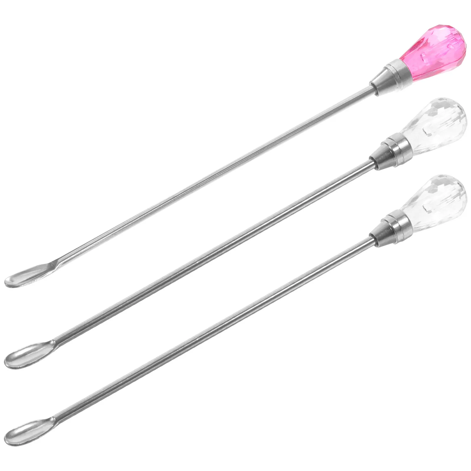 

3 Pcs Metal Stirring Rods Paint Stick Tool Ink Mixing Paints Blending Stirrer Sticks