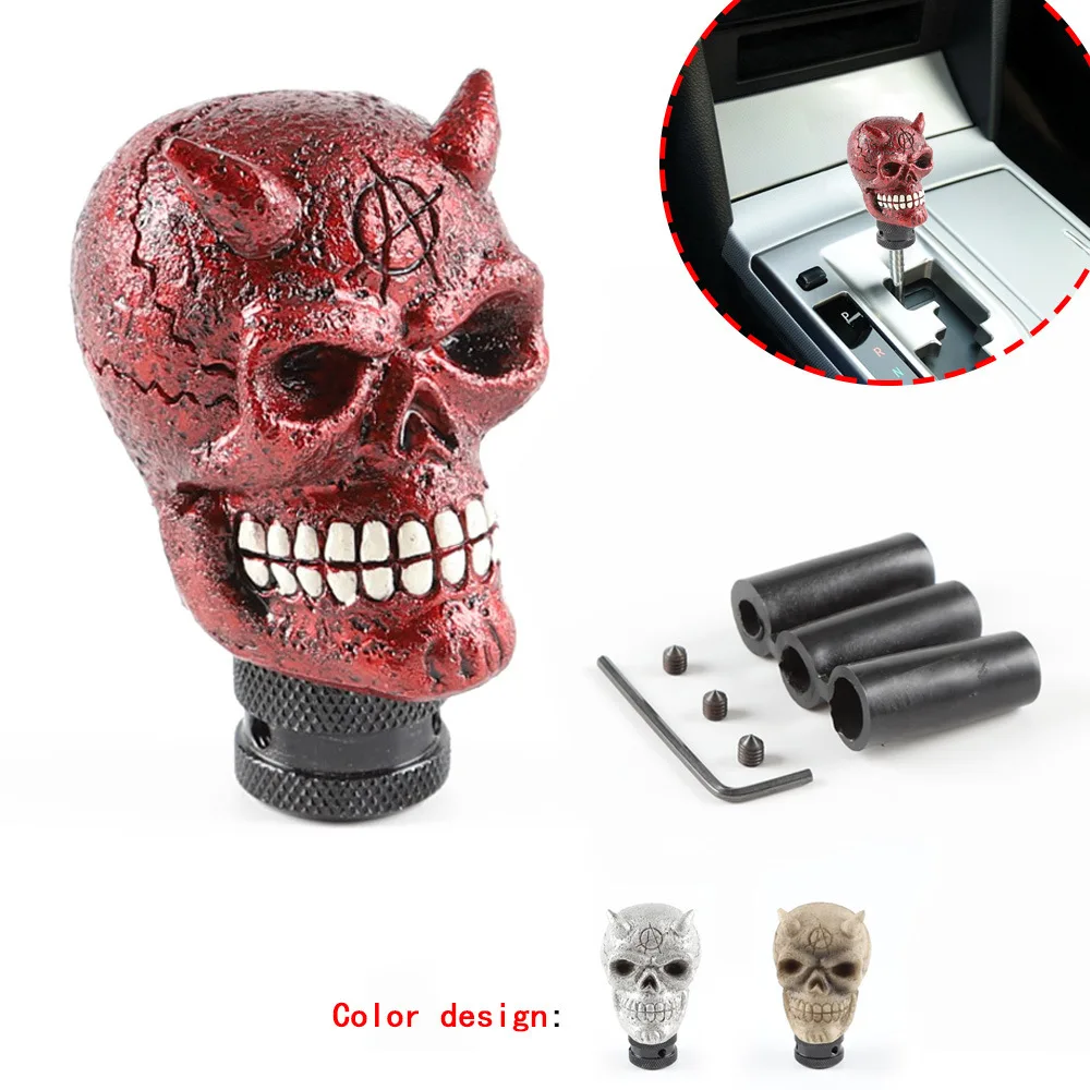Skull shift knob tentacles skull gear handle hand automatic transmission resin christmas general purpose car modified gear lever