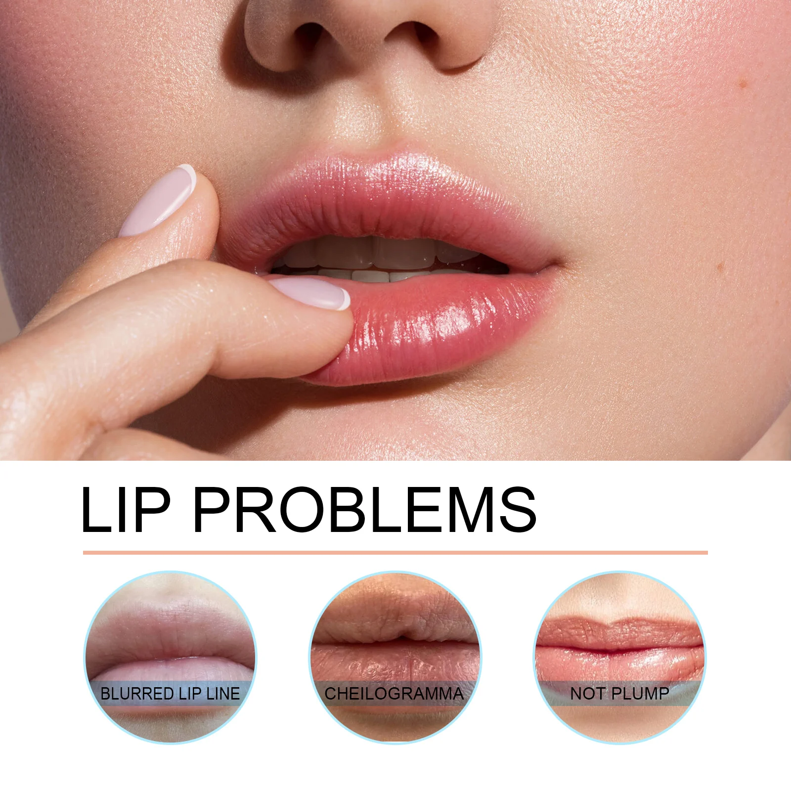 5pcs/set Nude Matte Lipliner Pencil Long-lasting Waterproof Non-stick Cup Moisturising Lips Female Makeup Cosmetics Makeup Tool