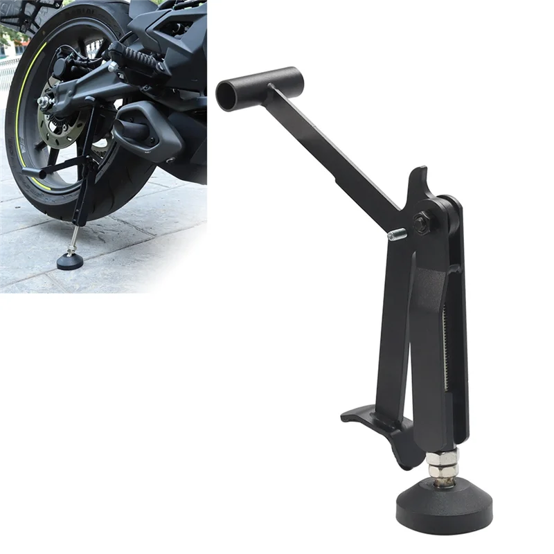 

AU34-Portable Foldable Motorcycle Stand Labor Saving Lift Jack Wheel Chain Cleaning Maintenance Stand