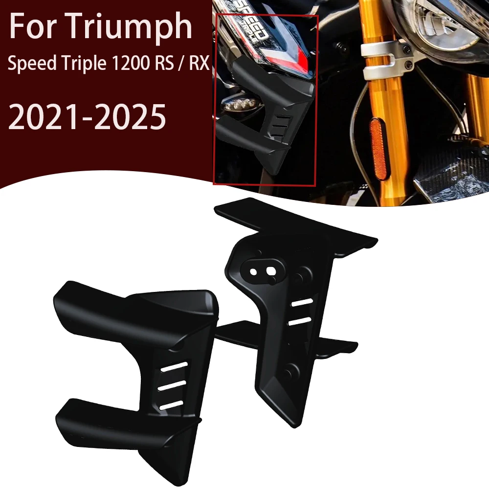 For Triumph Speed Triple 1200 RS / RX 2021-2025 Winglet Aerodynamic Wing Deflector Spoiler 1200RS Motorcycle Fairing Side Wing