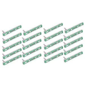 ABQR 20Pcs 75mm Mixer Fader B10K Double Straight Slide Potentiometer Lot