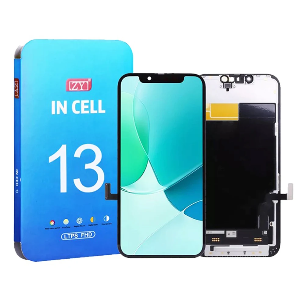 Pantalla de Alta Calidad ZY para iPhone X, XS, 11 Pro, 12, 15, 16, 13, 12 Pro, 13 Pro, 14 Pro, 15 Pro, 16 Pro Max, LCD Táctil