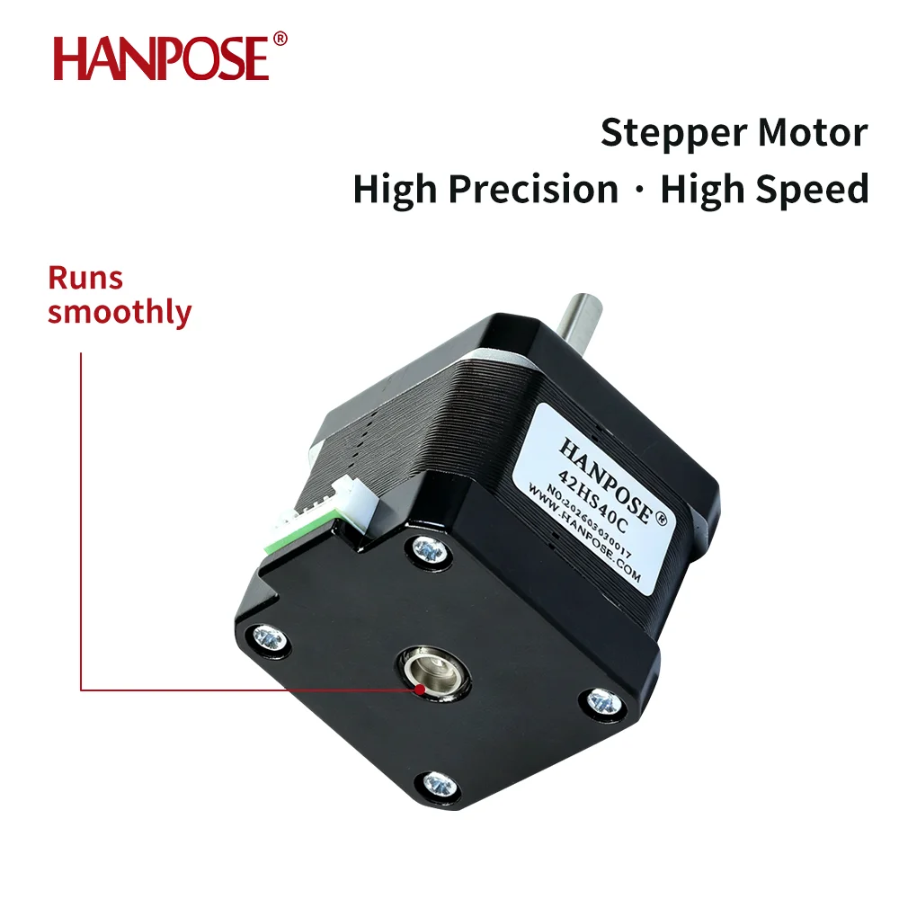 42HS40C Magnetic Column DC Motor High Torque Low Noise Permanent Magnet Micro Motor For Robot Car DIY Model Automation Equipment