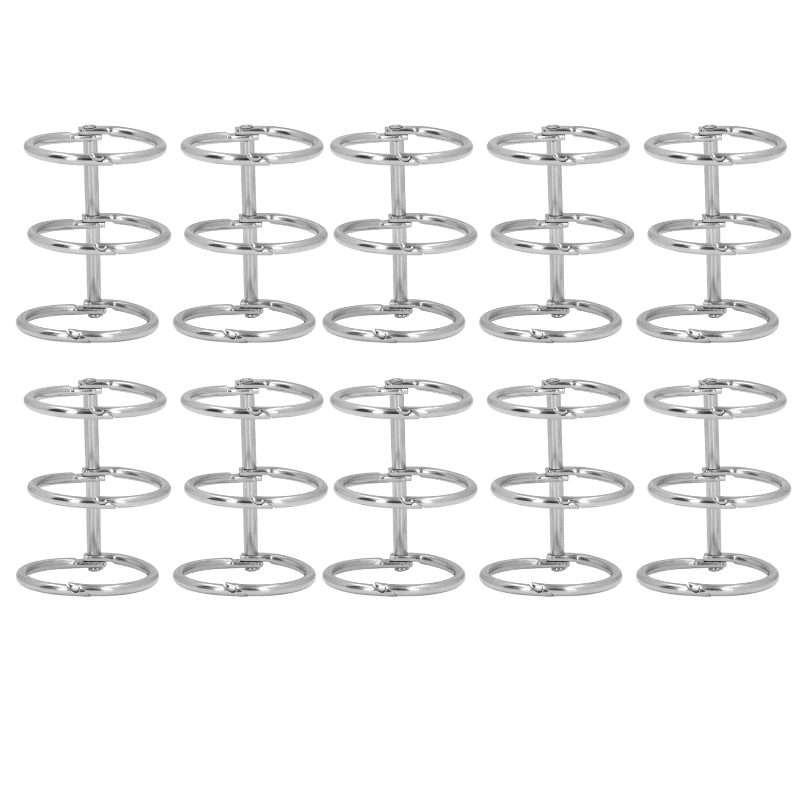 3 Metal Loose Leaf Binder Rings, Rust Proof for Notebooks