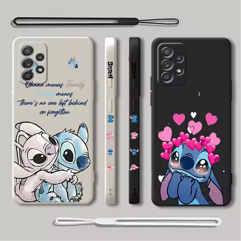 Disney Lilo &amp; Stitch Phone Case for Samsung Galaxy A33 A73 A13 A34 A22 A72 A52 A32 A11 A42 A21s A54 A53 Cover