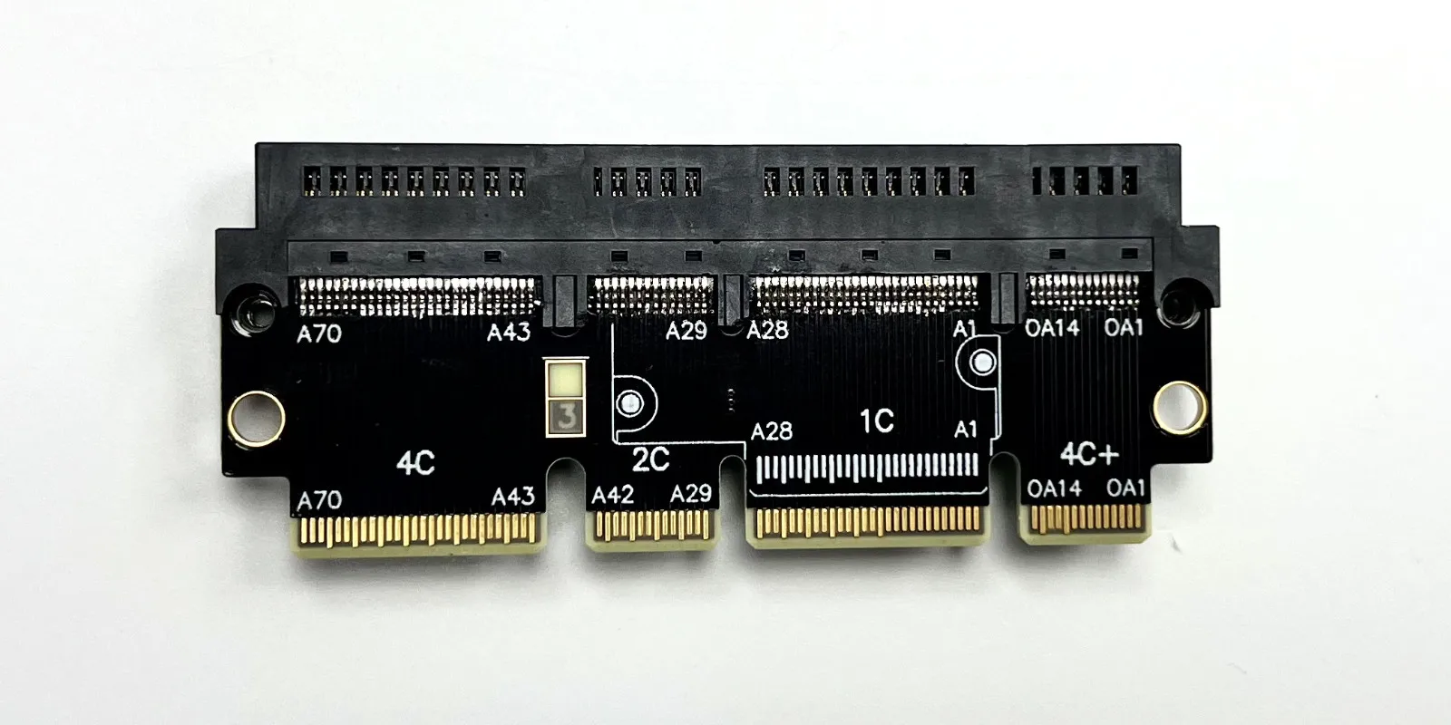 ADT PCIe5.0 X16 zu Gen-Z 4C+/SFF-TA-1002 EDSFF Adapterkarte EDSFF 4C+ Erhöhte Test-Schutzkarte unterstützt Gen5 PCI-E 5.0 512Gbps – Detail 2