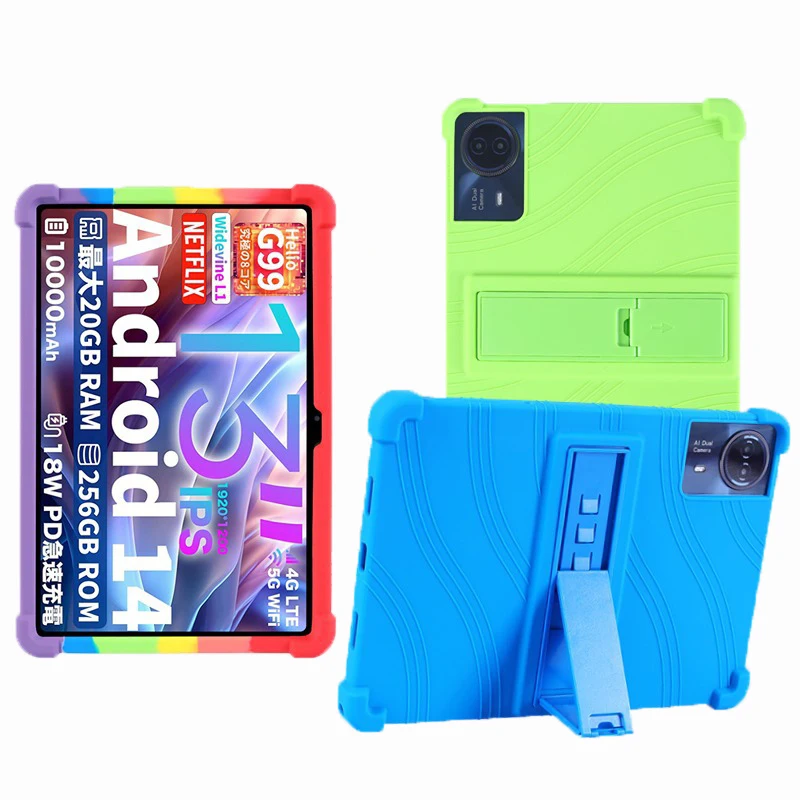 Immagine 5: Custodia Protettiva con Supporto per Tablet Android Teclast T65 Max 13''/Teclast T50HD 11'' - Accessori per Tablet
