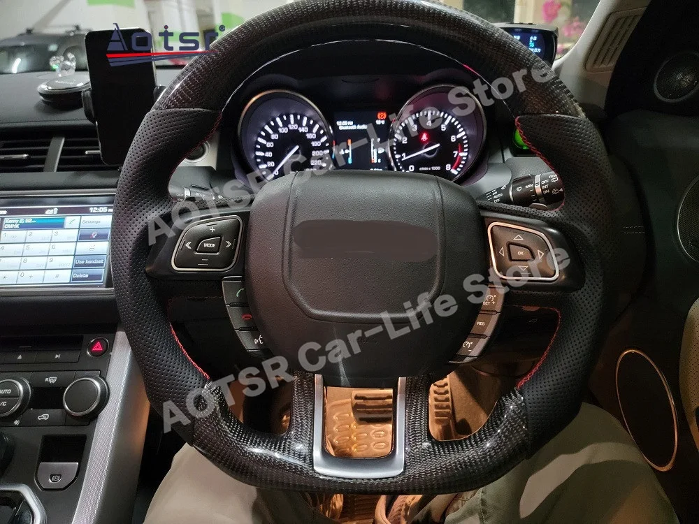 SWC Heating Car Auto Steering Wheel Assembly For Land Rover Range Rover Sport L494 Carbon Fiber Electronics Interior Accessories