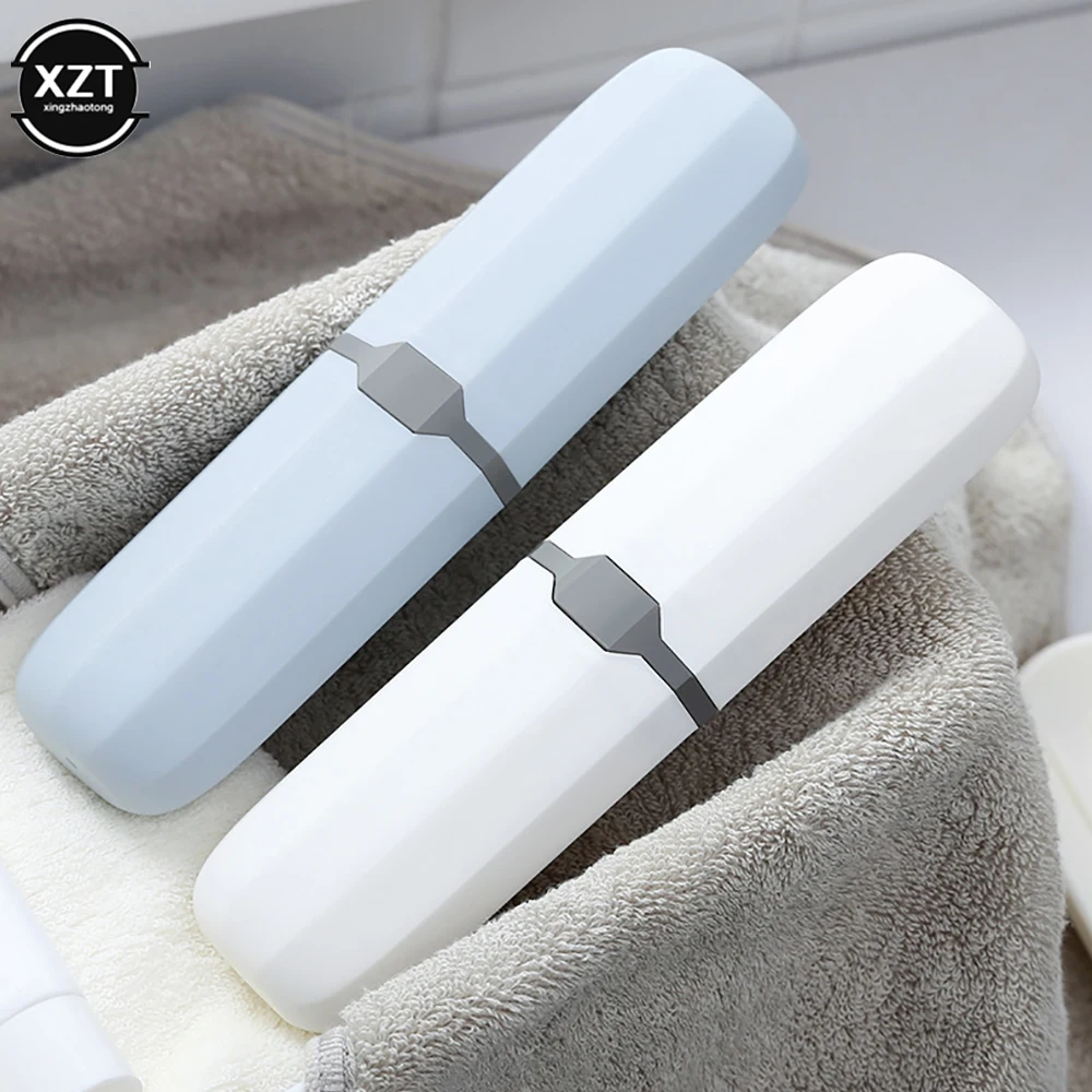 New 1PC Portable Toothbrush Storage Box Outdoor Travel Hiking Camping Dust-proof Toothbrush Toothpaste Case Bathroom Accessories