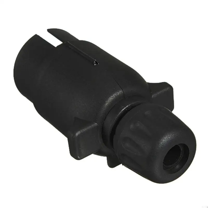 37JE European Car 7 Pin Plug Adapter Trailer Connector Towbar Plugs Towing 12V Socket Waterproof Adapter Connector