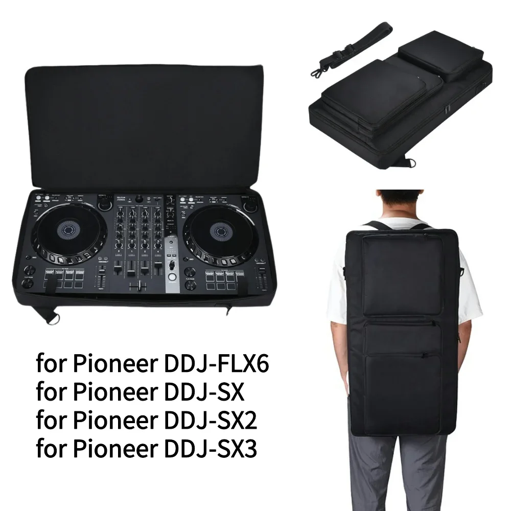 

Сумка-чехол для переноски, органайзер с защитой от царапин, ударопрочный регулируемый плечевой ремень для Pioneer DDJ-FLX6, DDJ-SX, DDJ-SX2, DDJ-SX3
