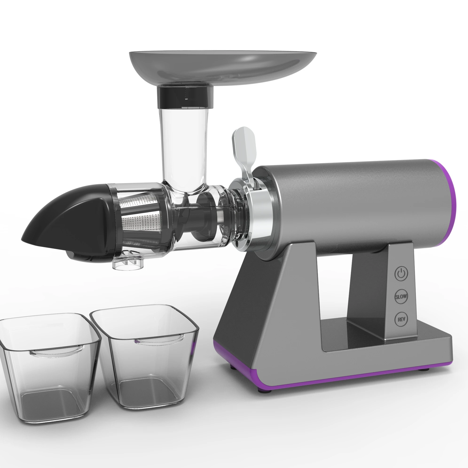 

Медленная соковыжималка холодного отжима, легко моющаяся электрическая соковыжималка, медленная винтовая домашняя соковыжималка для фруктов