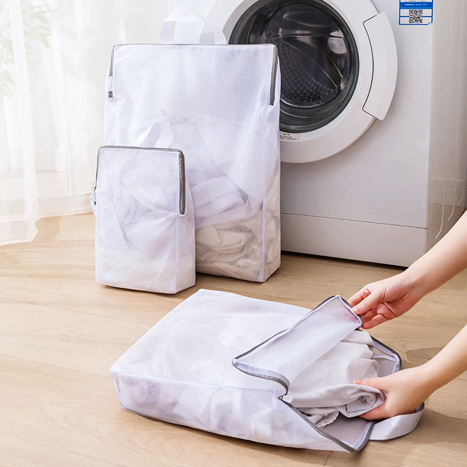 3D Durable Honeycomb Laundry Hand Wash Bags for Clothing Socks Lingerie Underwear Care Washing Machine Travel Storage Organizer