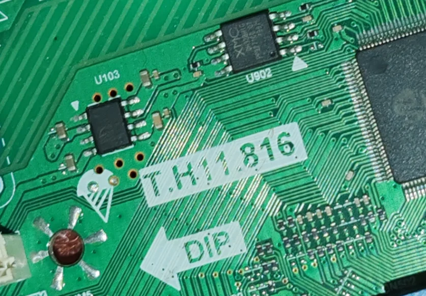 T.H11.816 اللوحة الأم للتلفزيون ثلاثة في واحد، تم اختبارها جيدًا، صورة مادية