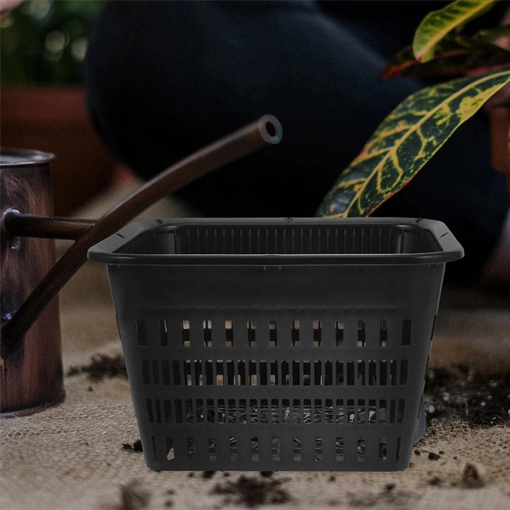 

6 Pcs Hydroponic Growing Basket Aquatic Plant Mesh Network Orchids Pots Plastic