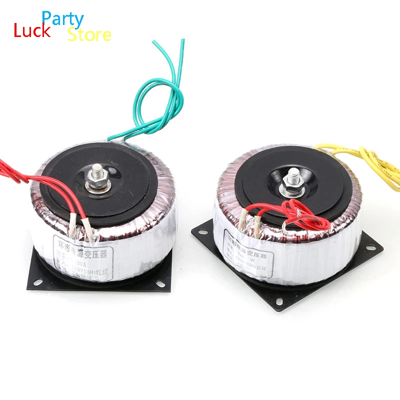 

1Pcs Dual 24V 28V 30V 24V-0-24V 28V-0-28V 30V-0-30V 220V Copper Custom Toroidal Transformer 100VA Power Supply 100W 0-24v,0-24V