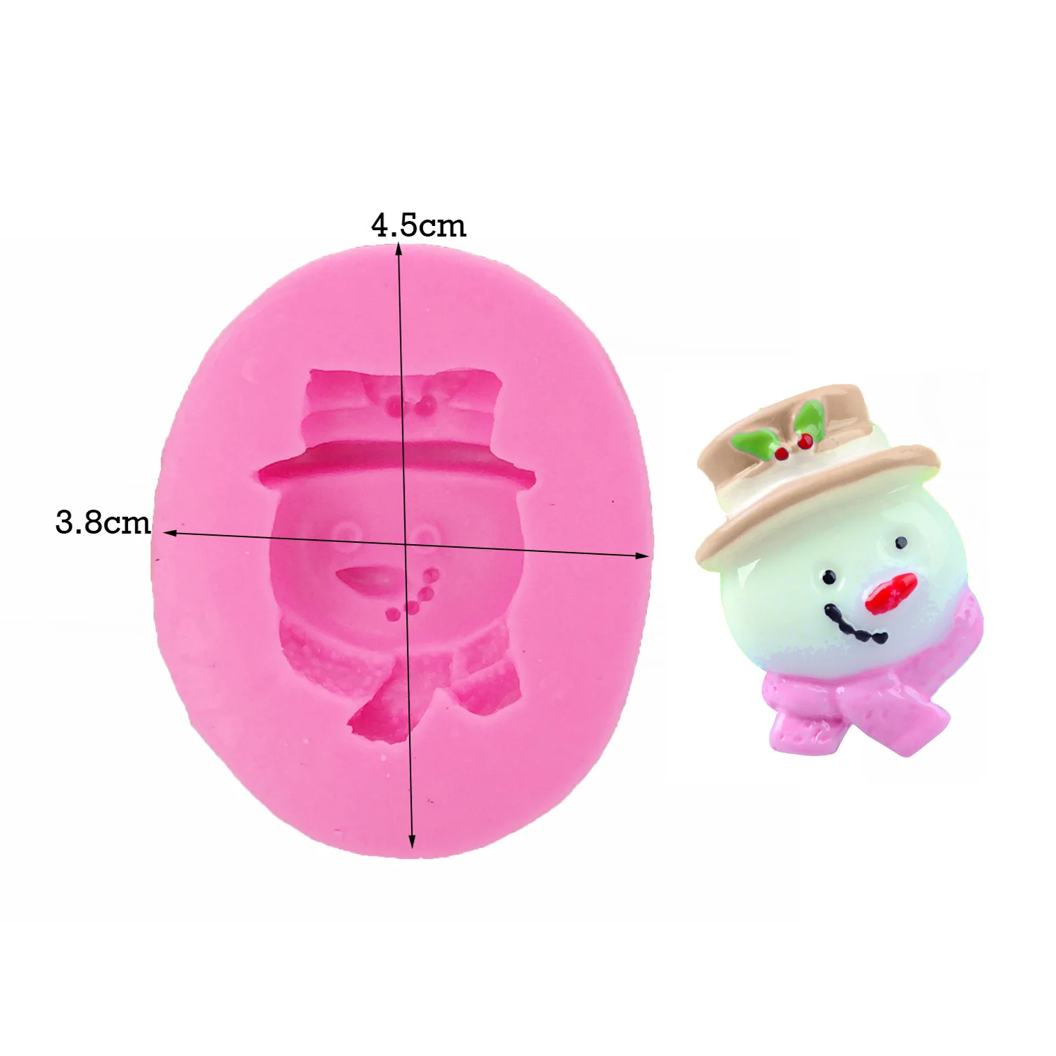 Kitchen Accessories Christams Snowman Cooking Tools Cake Decorating Silicone Molds For Baking Fondant Sugar Craft