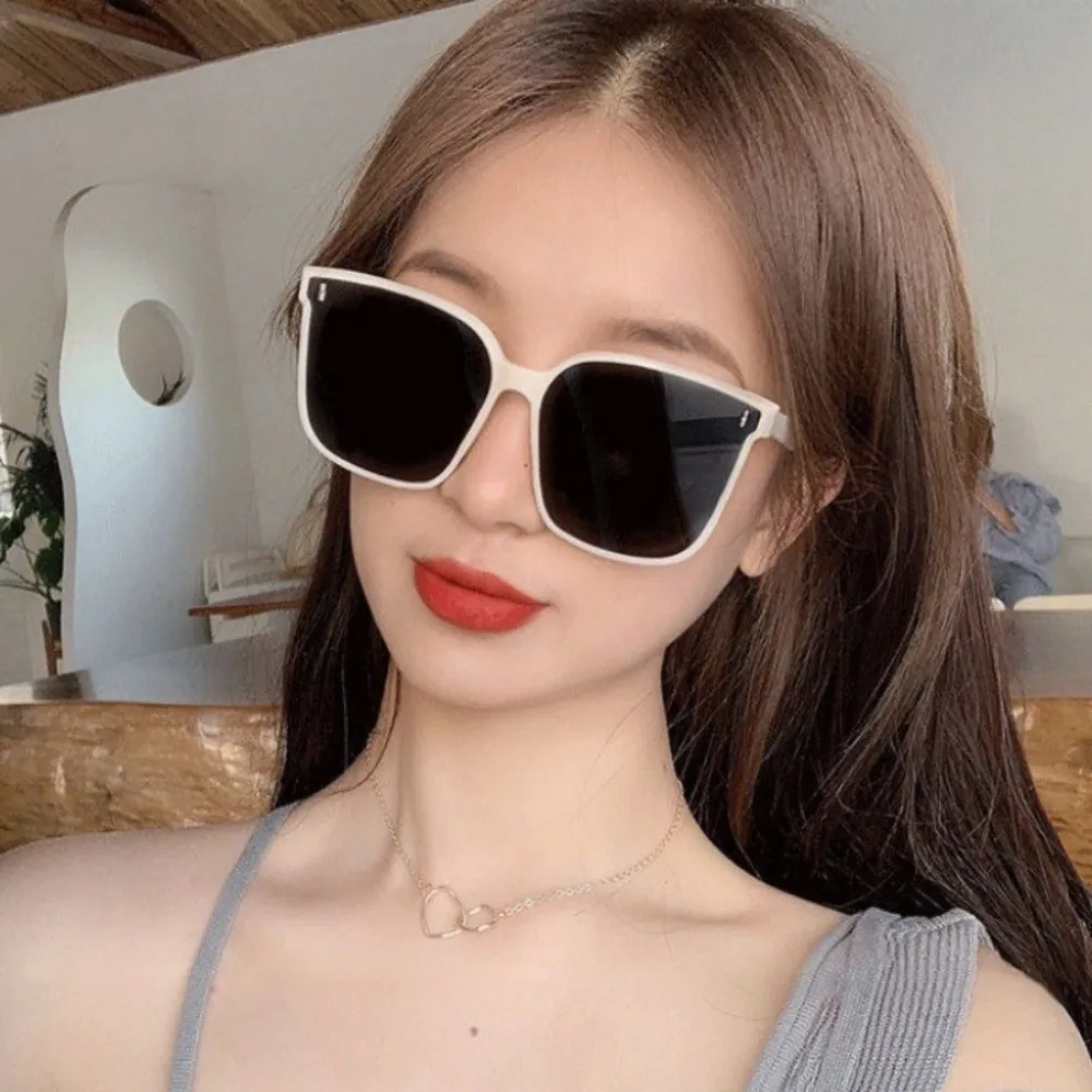 Koreanische Fashion Square Sonnenbrille Frauen Männer Retro Strand Brillen – Detail 1