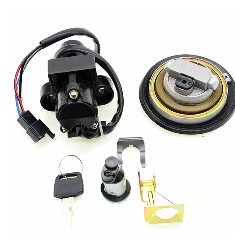 For Honda VTR250 MC33 1998-2007 2006 2005 2004 2003 2002 2001 2000 1999 Motorcycle Fuel Gas Tank Cap Ignition Switch Seat Lock