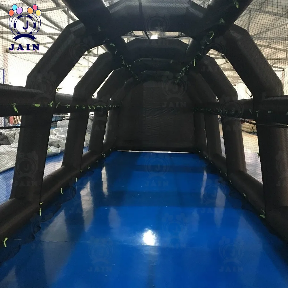 Black Inflatable Batting Cage Baseball Field with Durable Baseball Netting Baseball Tent Inflatable Sport Games For Rental Party