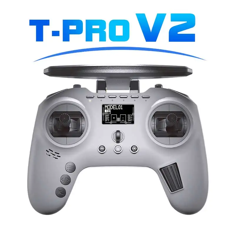 

JumperRC T-Pro V2 2.4GHz 16CH Remote Controller Hall Sensor Gimbals ELRS/JP4IN1 Multi-protocol OLED Screen OpenTX/EdgeTX Mode2