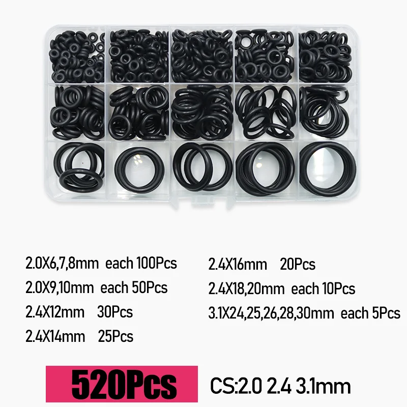 3230p O-Ring Nitrilkautschuk O-Ring NBR Dichtung Dichtung O-Ring CS 1/1,5/2,0/2,4/3,1/4,0 mm Auto Auto Fahrzeugreparatur Ölbeständiger O-Ring – Detail 14