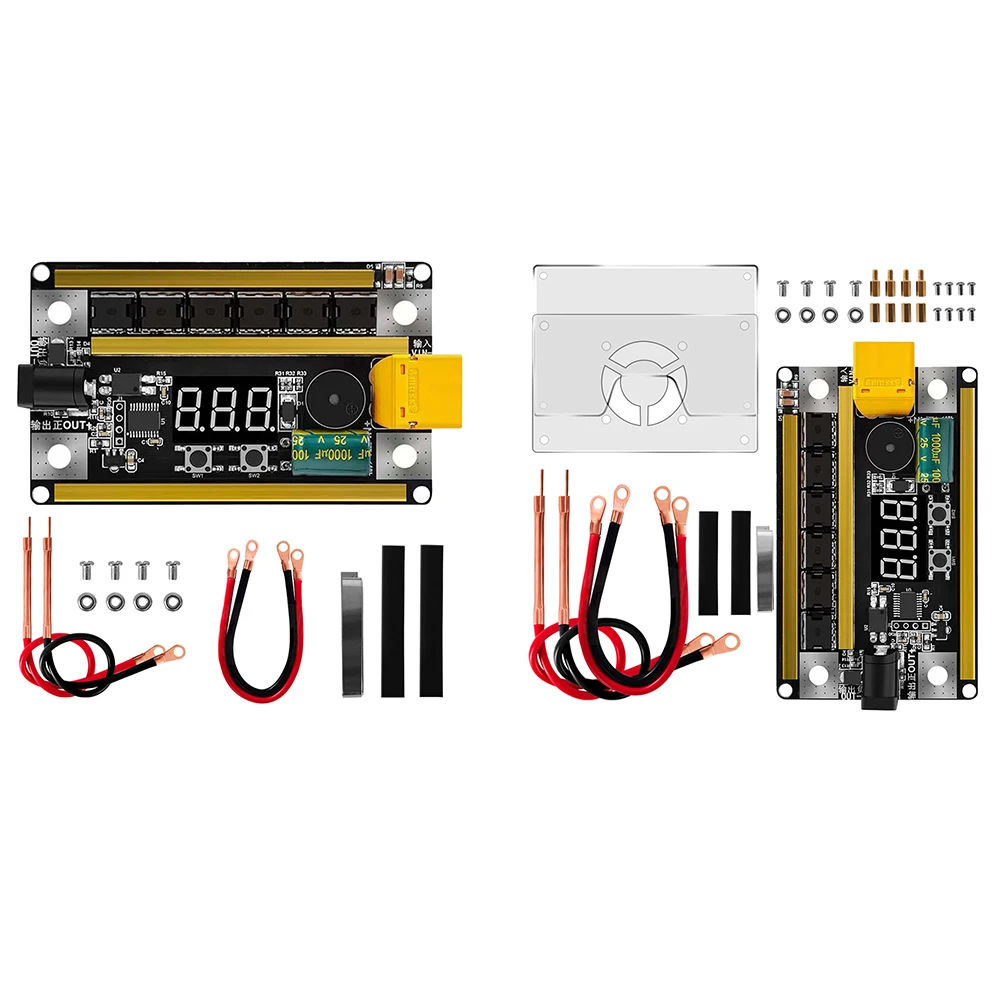 GX591 Welding Machine Control Board Support Welding 0.1mm-0.2mm Nickel Sheet 12V Spot Welder PCB Circuit Board for 18650 Battery