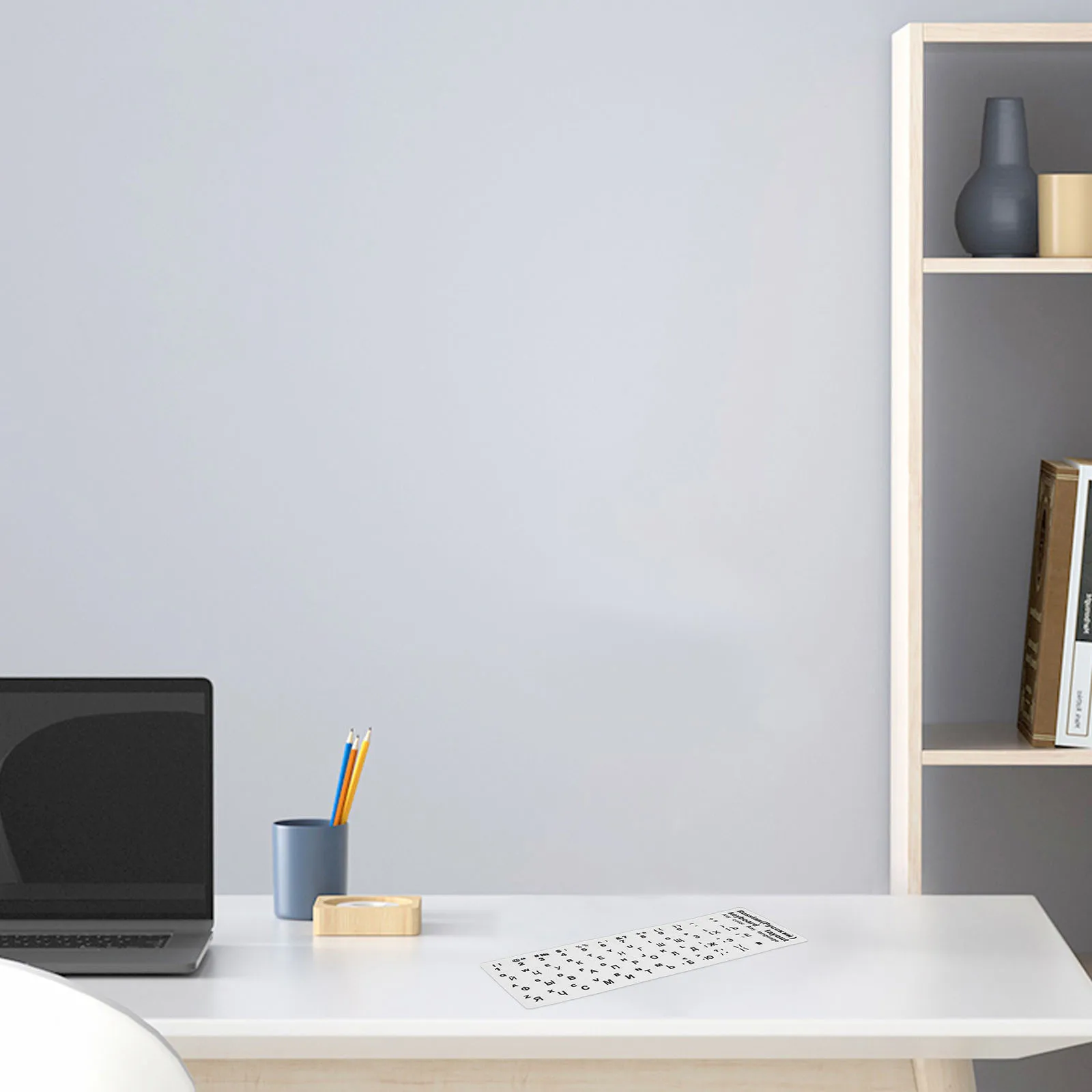 

10Pcs Russian Keyboard Stickers Transparent Frosted Non-Glare Laptop and Pc Computer Covers Cyrillic Alphabet Labels