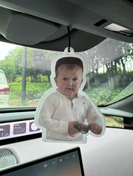 Hilton five-star hotel, car air freshener pendant lasting for 90 days, natural aromatherapy Captain Hasbulla Funny emoticons