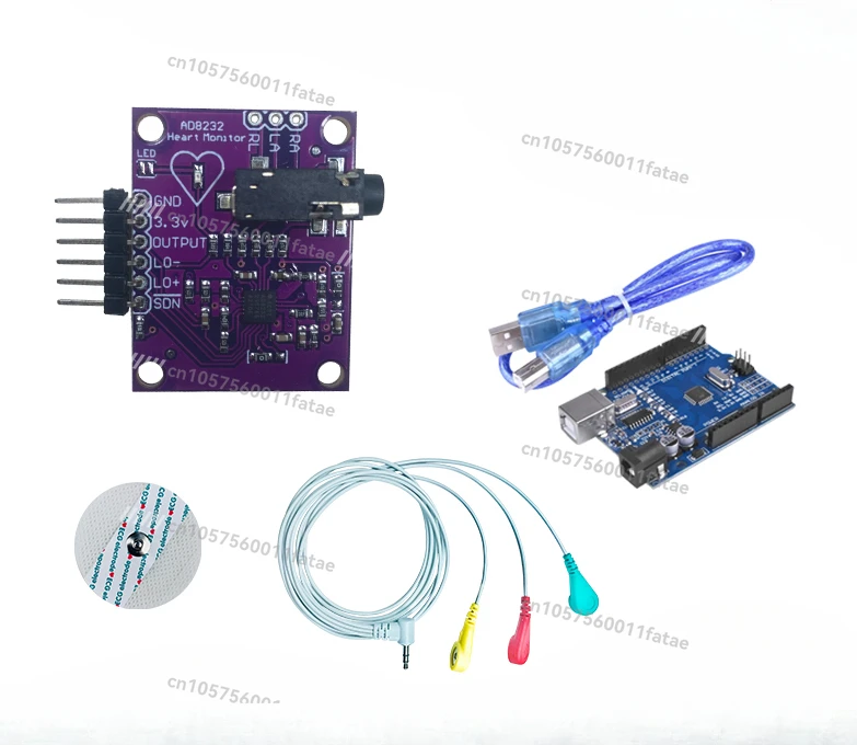 

Heart Rate ECG Acquisition Module Detection AD8232 Bioelectrical Signal Development Kit